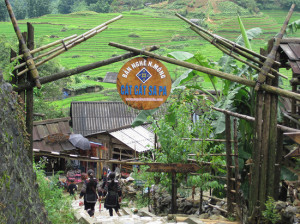 An ethnic village in Sapa