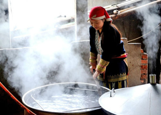 The herbal sinks of the Red Dao ethnic people